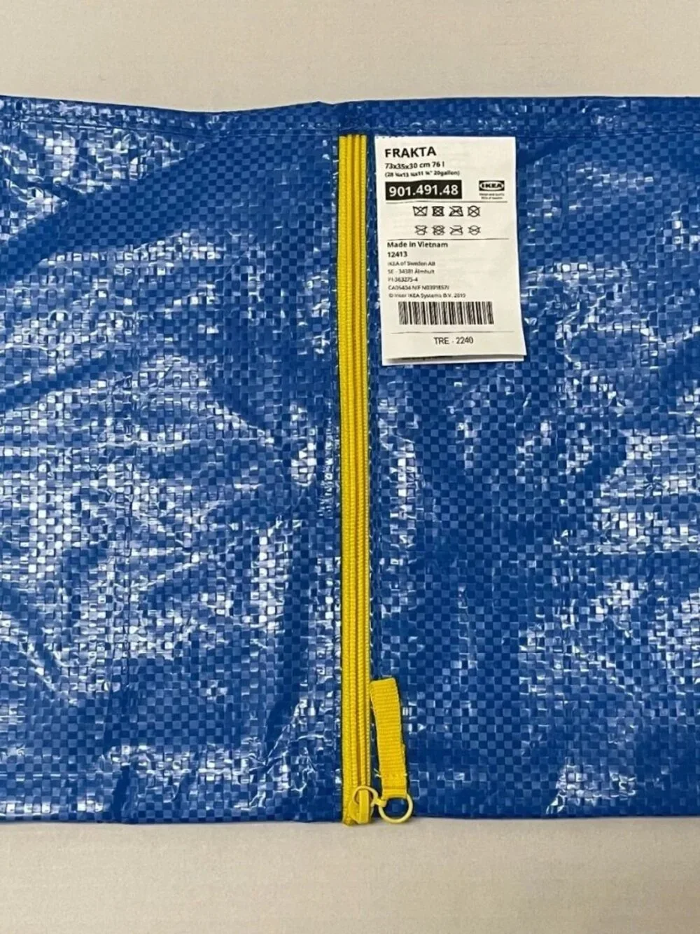 New 4-Pack FRAKTA Zipper X-Large 20 Gallon Storage Travel Laundry Bag 901.491.48
